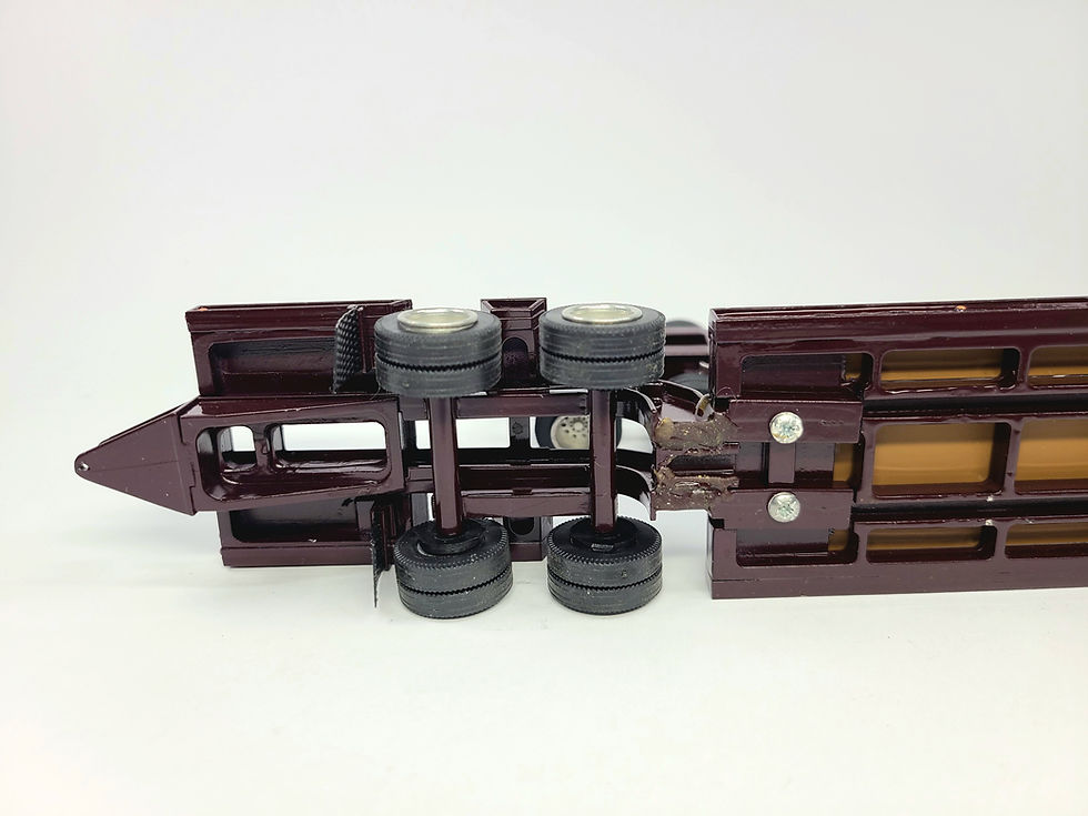 Thumbnail: Trail King 2x2x2 Wide Bed Low Loader Trailer - Maroon
