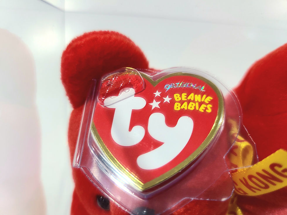 Thumbnail: Ty Beanie Baby Hong Kong Toy Fair HKTF 2010 Bear TBB Authenticated MWMT-MQ