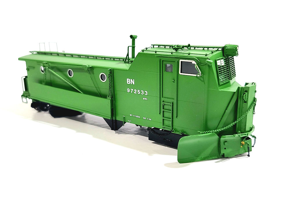 Thumbnail: Overland OMI BN Snow Dozer Burlington Northern #972533 HO Brass Model #3388.3