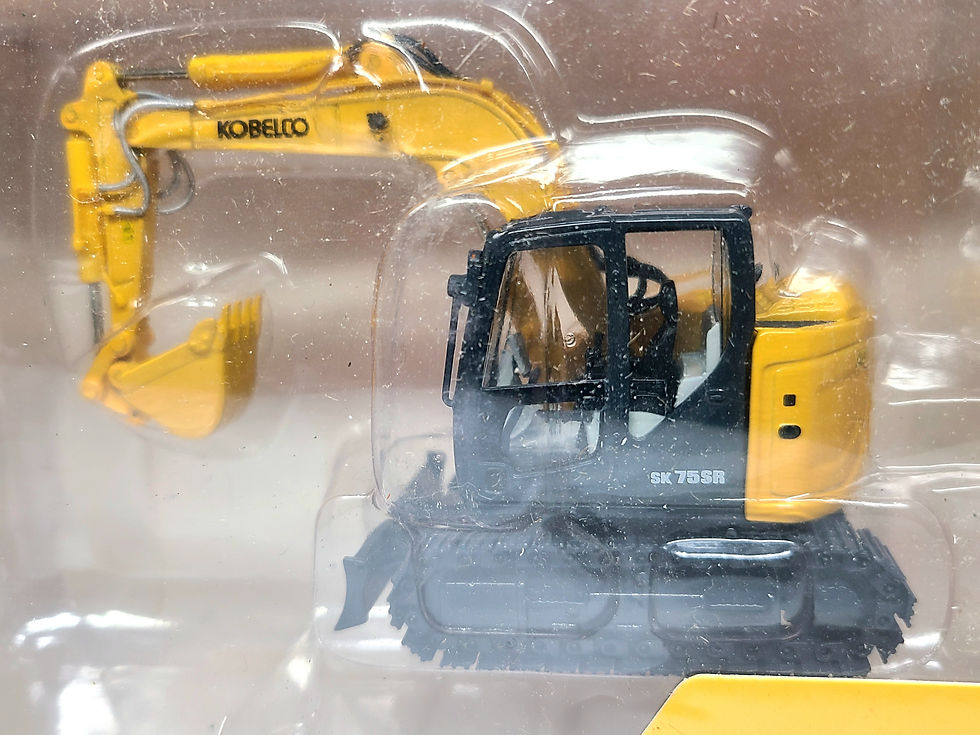 Thumbnail: Kobelco SK75SR-7 Excavator - Yellow