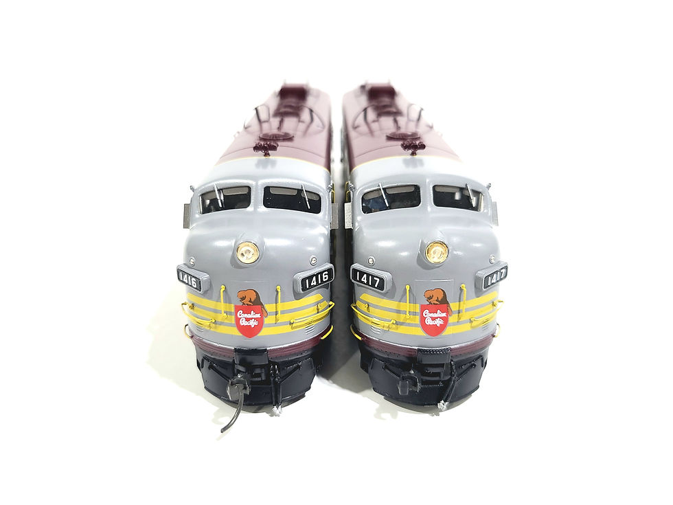 Thumbnail: Division Point CP FP-7 A-A Set Canadian Pacific HO Brass Model #DP-2091 DCC