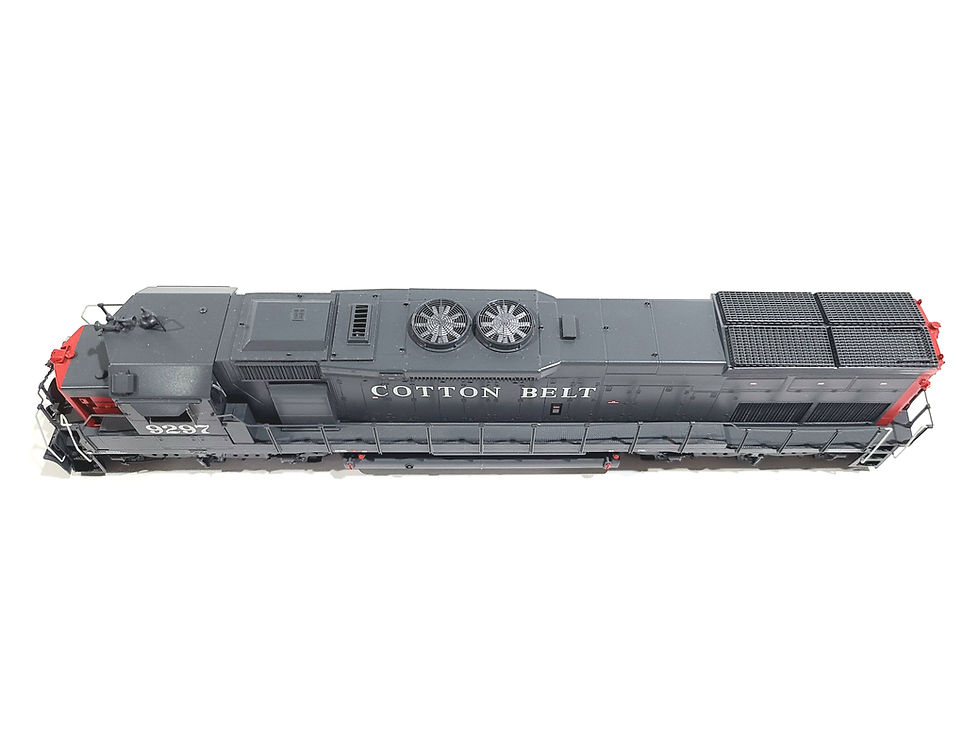 Thumbnail: Overland OMI SSW EMD SD45T-2 Cotton Belt #9297 HO Brass Model #AA-1127-3