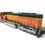 Thumbnail: Overland OMI BNSF SD70MAC Burlington Northern Santa Fe #9875 HO Brass #7901.1