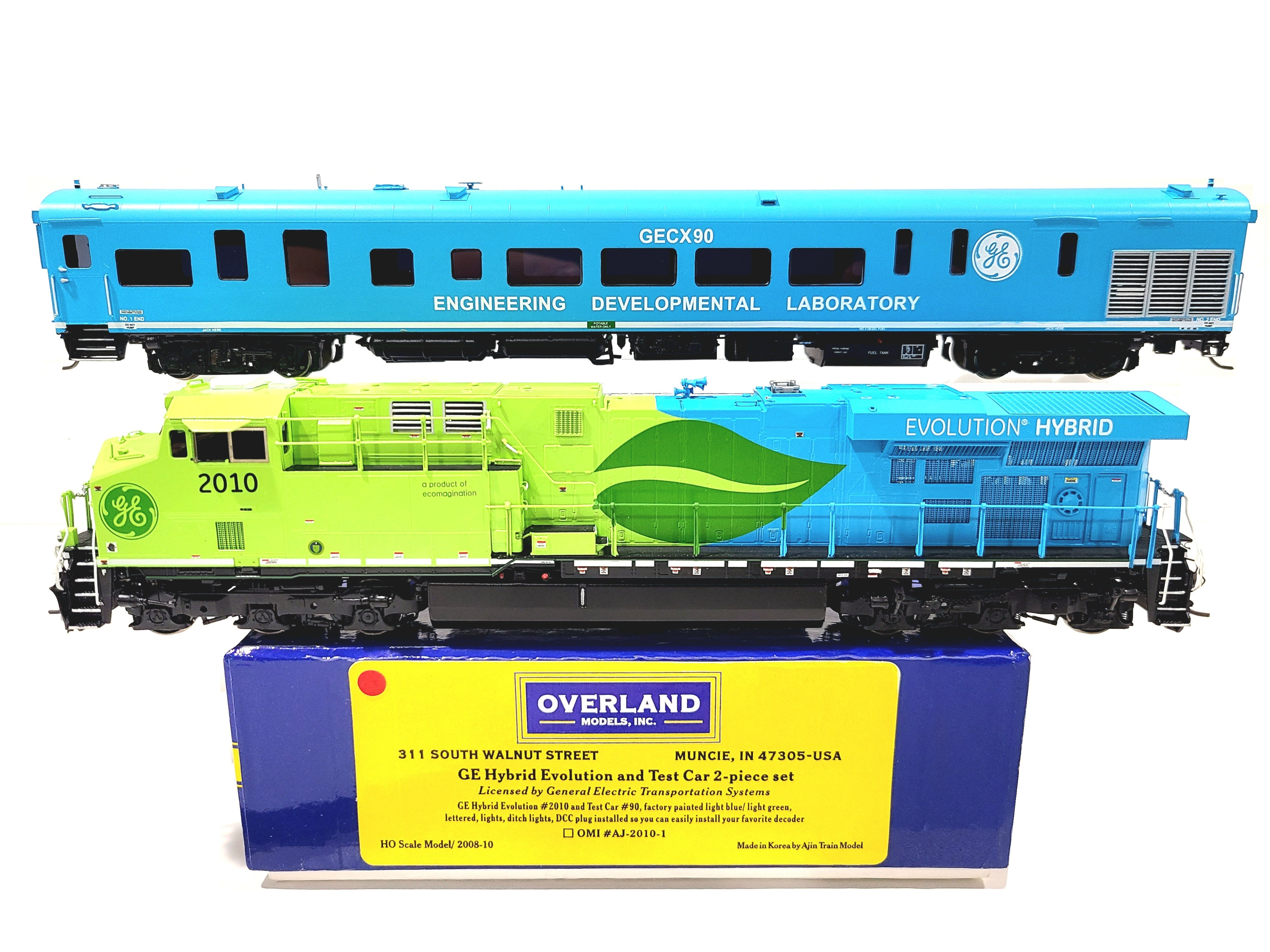 Overland OMI GE ES44AC Hybrid Evolution Test Car Set HO Brass Model #AJ-2010-1