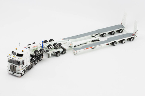 値下げ【新品未開封】K200 プライムムーバー 1/50スケール　ヘッドホワイト Kenworth K200 Prime Mover with Drake 3x8 Swingwing Trailer - NQHH