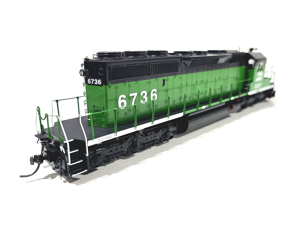 Thumbnail: Overland OMI BN EMD SD40-2 Burlington Northern #6736 HO Brass Model #087010021.2