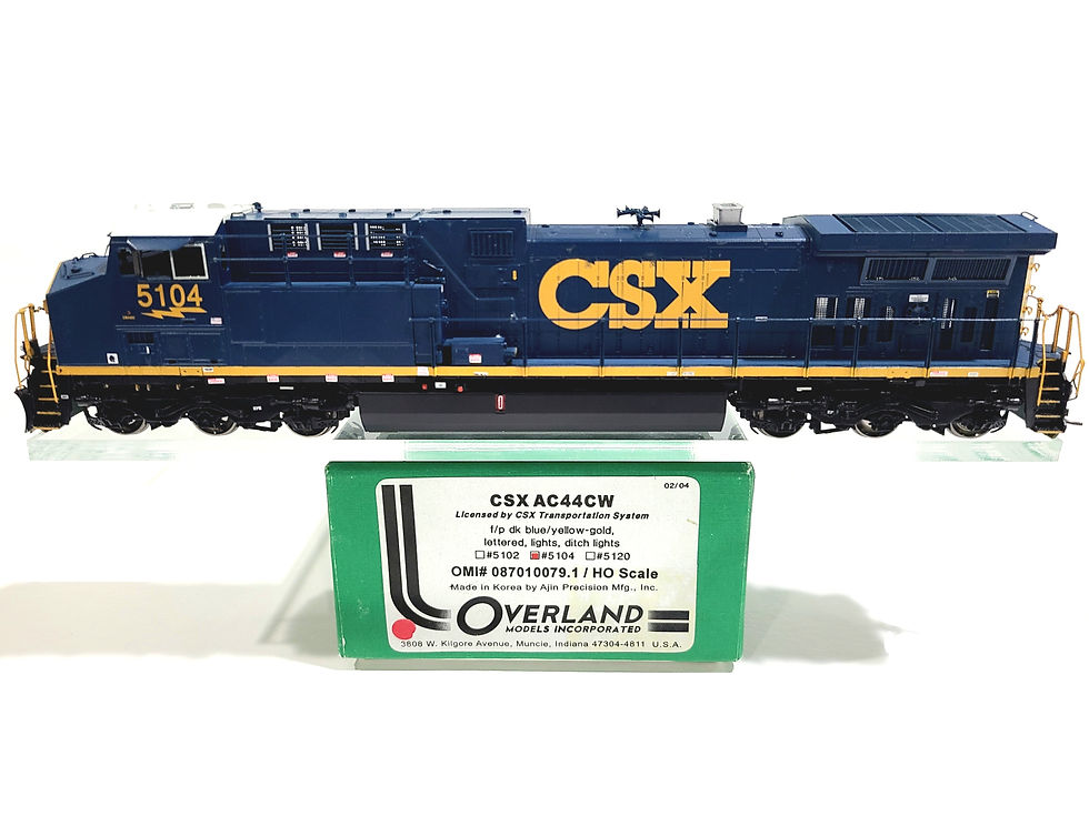 Overland OMI CSX GE AC44CW CSX Transportation #5104 HO Brass Model #087010079.1
