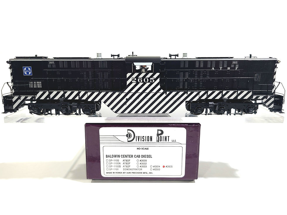 Division Point AT&SF Baldwin Center Cab Santa Fe #2605 HO Brass DP-1100B DCC