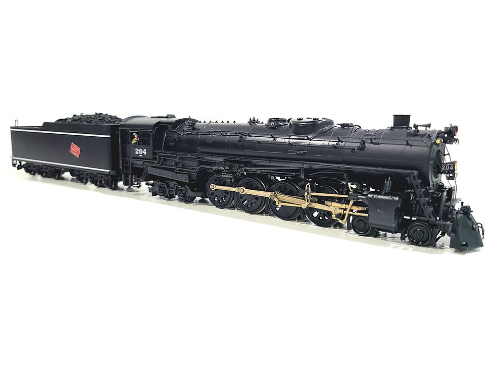 Thumbnail: Overland OMI MILW S2a 4-8-4 Steam Milwaukee Road #204 HO Brass Model #1586.1