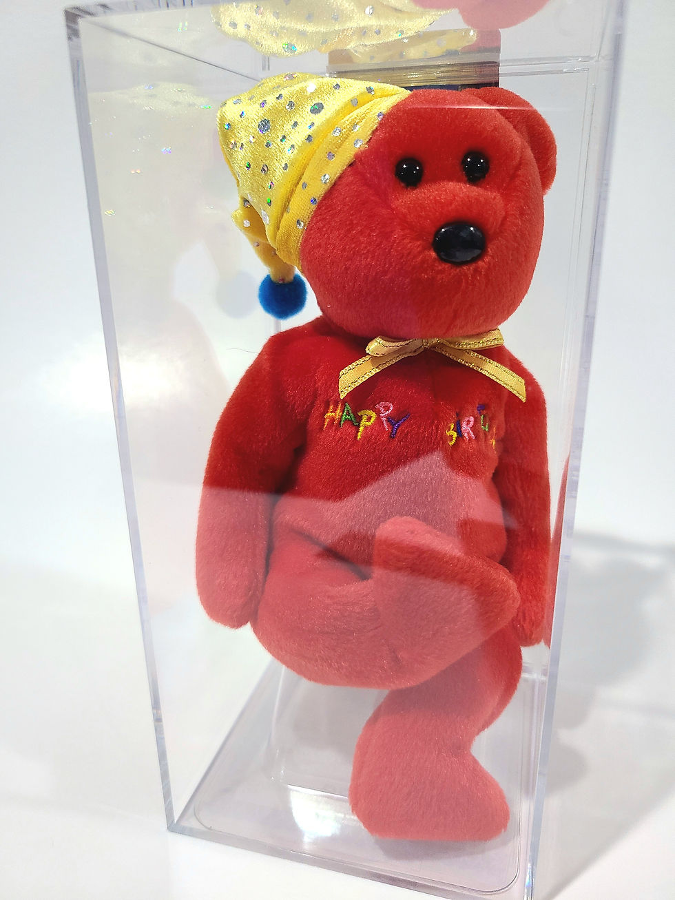 Ty Beanie Baby Advent Happy Birthday Red PROTOTYPE TBB Authenticated