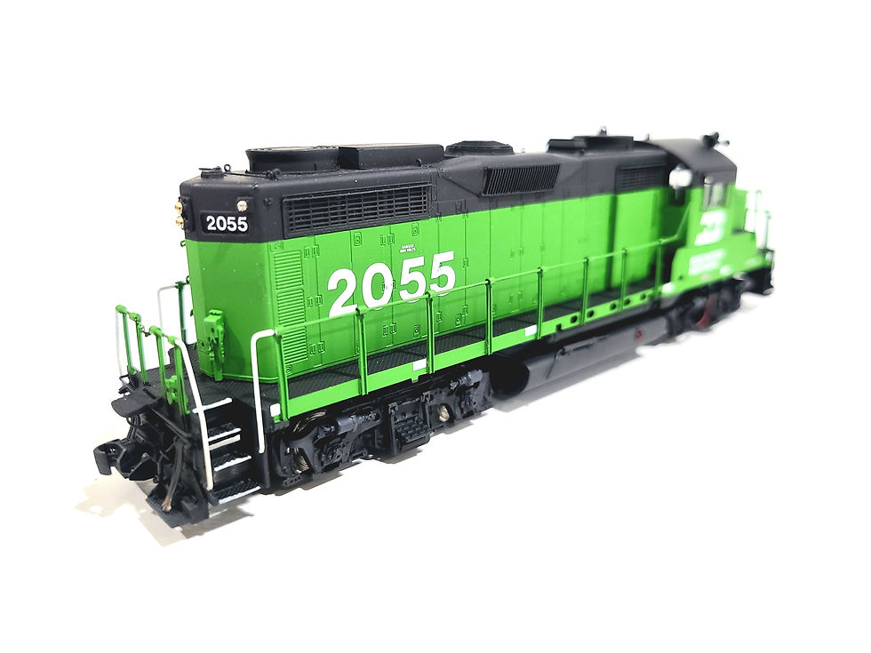 Thumbnail: Overland OMI BN EMD GP20 Burlington Northern #2055 HO Brass Model #5957 CP