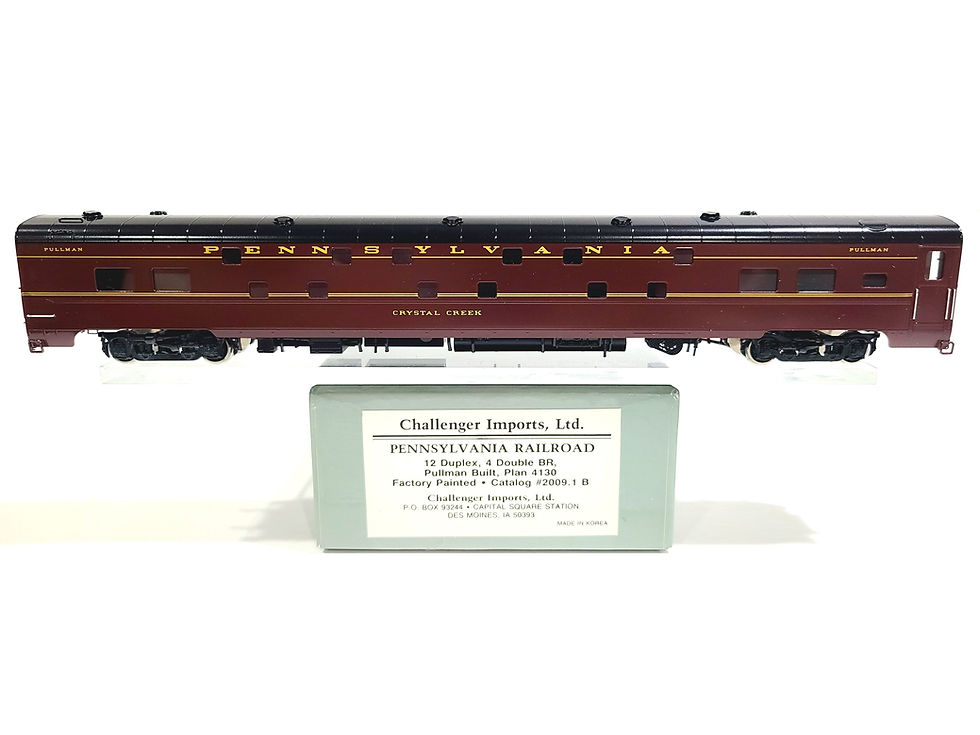 Thumbnail: Challenger CIL Samhongsa PRR Pennsylvania Liberty Limited 11 Car Set HO Brass