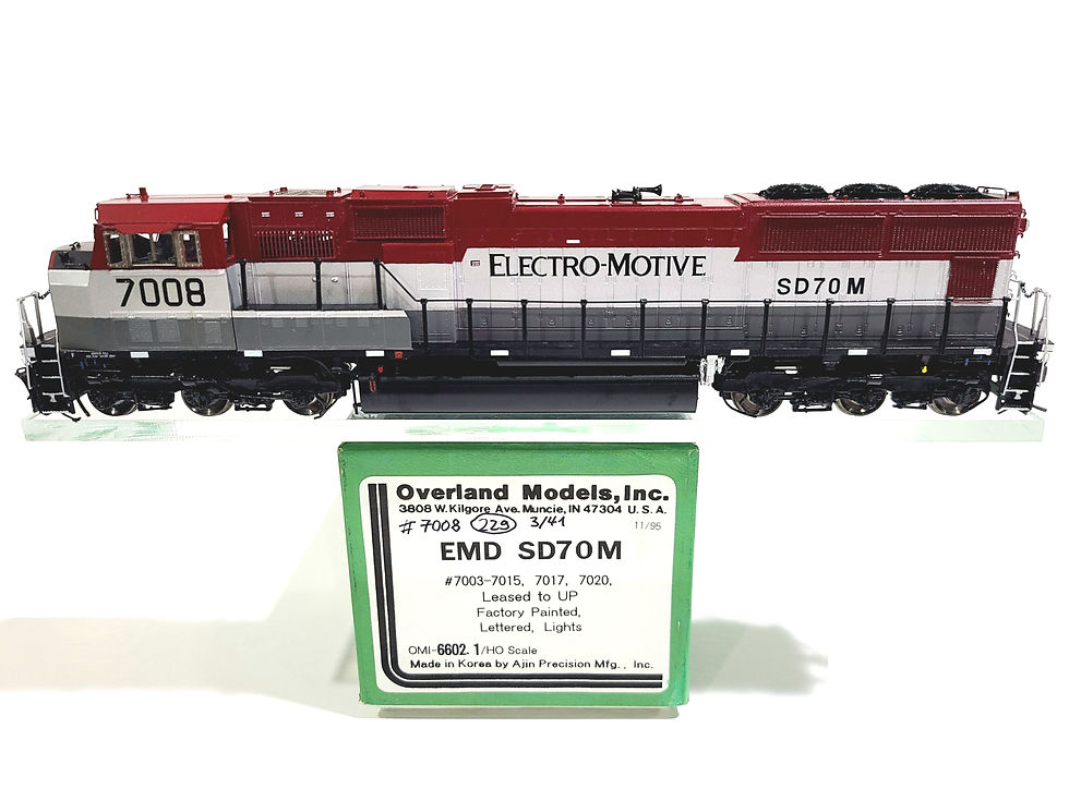 Overland OMI EMD SD70M Demo Demonstrator #7008 HO Brass Model #6602.1