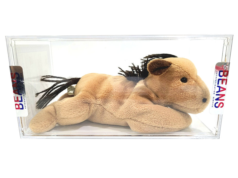 Thumbnail: Ty Beanie Baby 3rd 1st Gen Derby Fine Mane TBB Authenticated MWMT-MQ