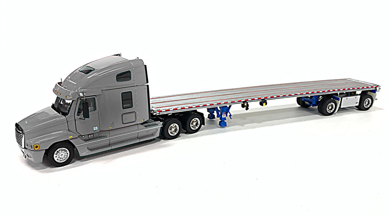 Freightliner Century Truck with East Flatbed Trailer - Grey