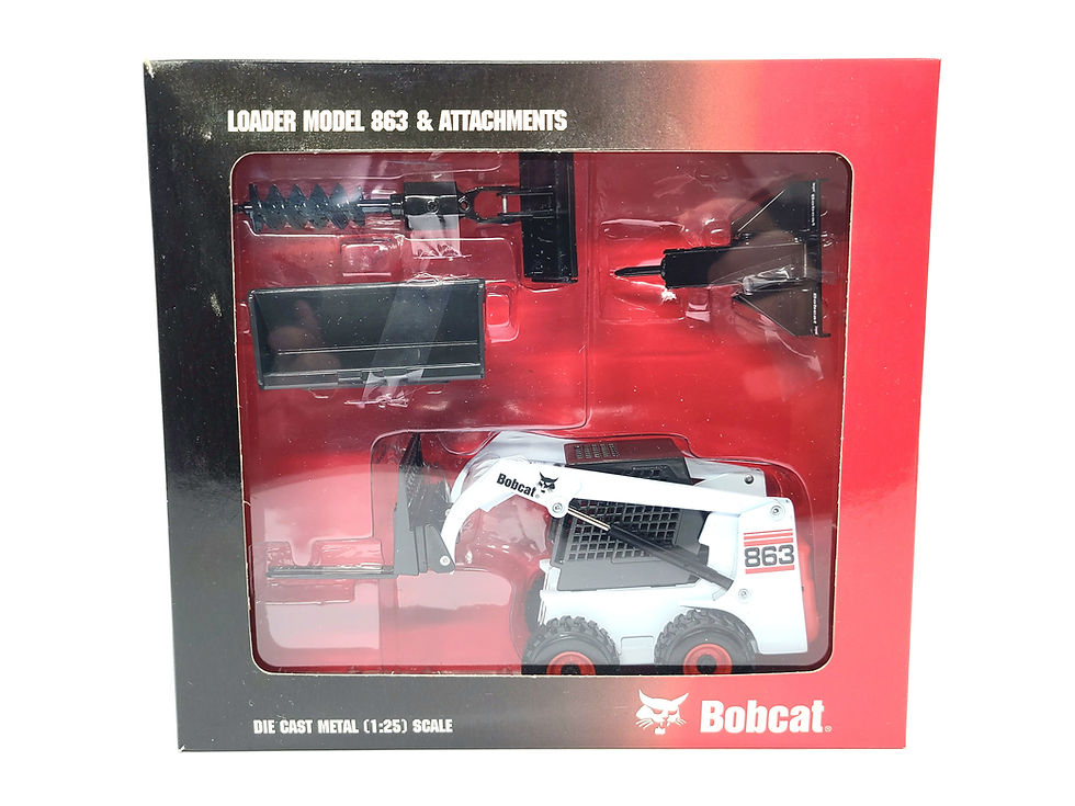 Thumbnail: Bobcat 863 Skid-Steer Loader with Attachments