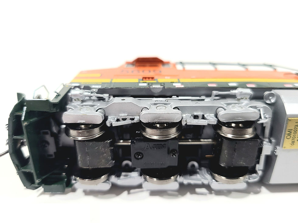 Thumbnail: Overland OMI BNSF AC4400CW Burlington Northern Santa #5609 HO Brass #087010073.1