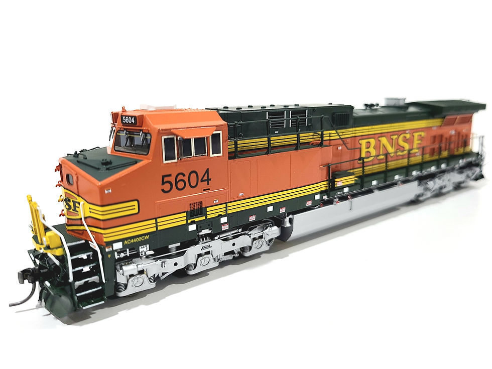 Thumbnail: Overland OMI BNSF AC4400CW Burlington Northern Santa #5604 HO Brass #087010073.1