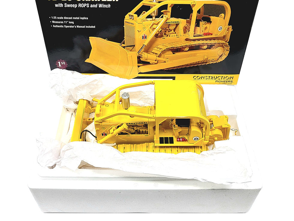 Thumbnail: International IH TD-25 Crawler with Sweep ROPS and Winch