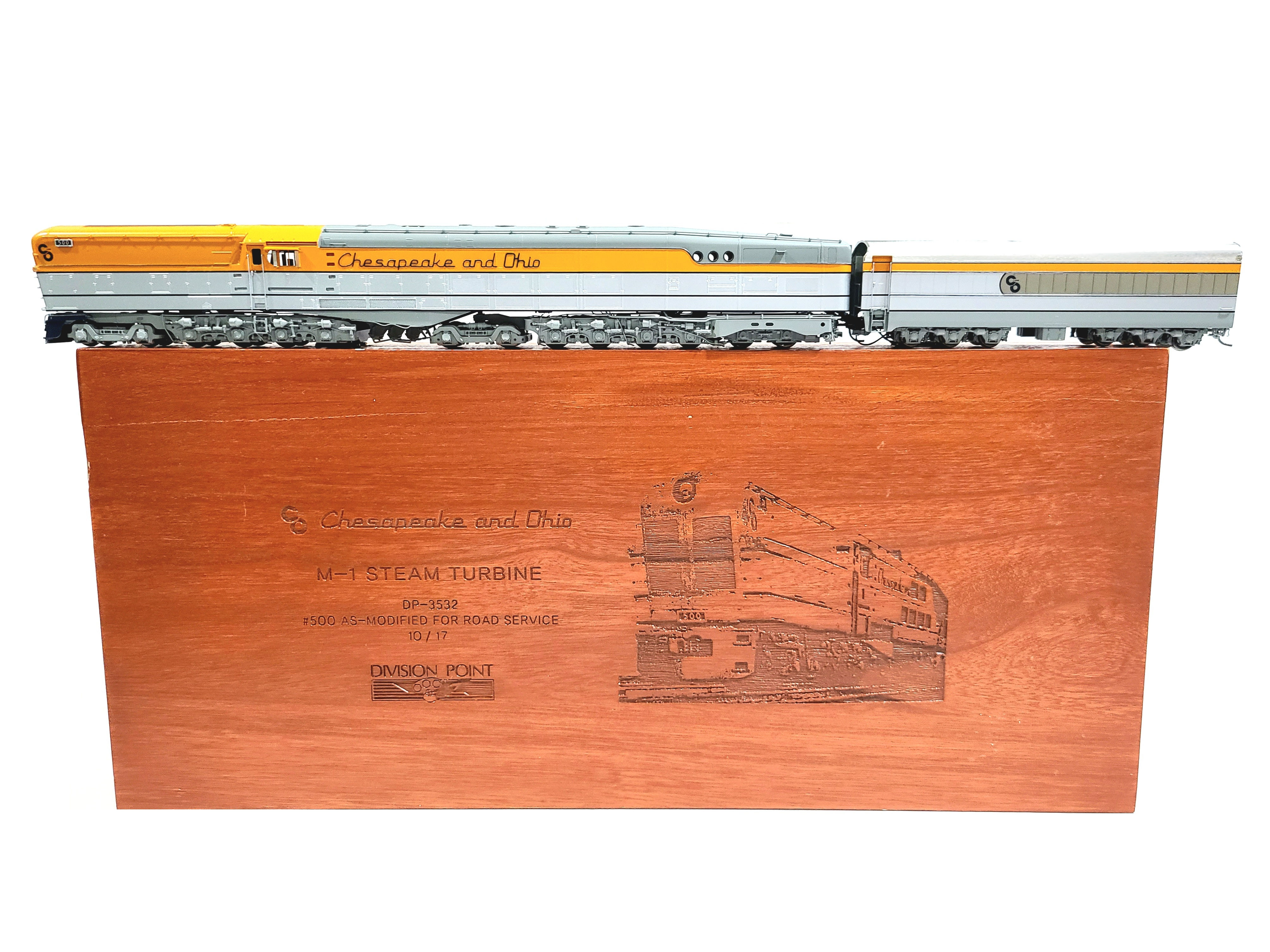 Division Point Ajin C&O M-1 Steam Turbine Chesapeake & Ohio HO Brass DP-3532 DCC