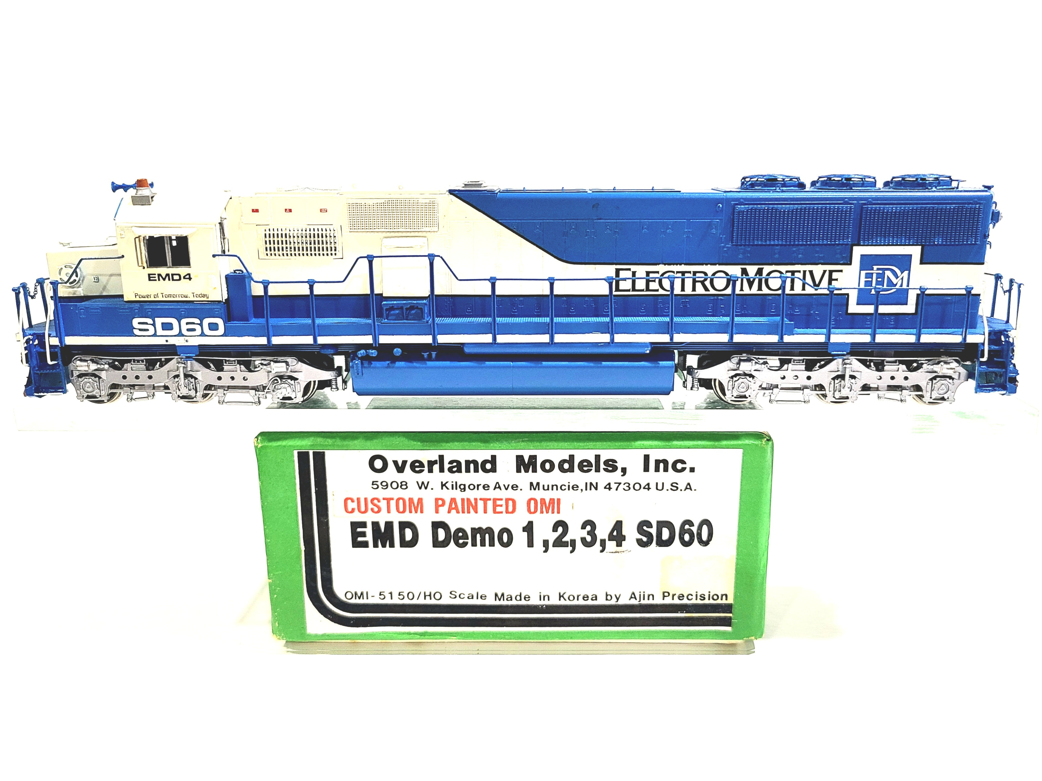 Overland OMI EMD SD60 Electro-Motive Demo Demonstrator #4 #EMD4 HO Brass #5150.1