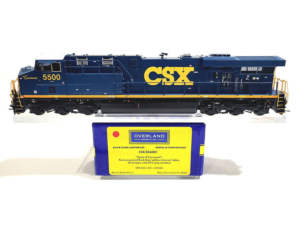 Overland OMI CSX GE ES44DC CSX Transportation #5500 HO Brass Model #AA-1430-1