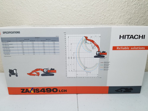 Hitachi ZX490LCH-6 Excavator | DiecastMatt