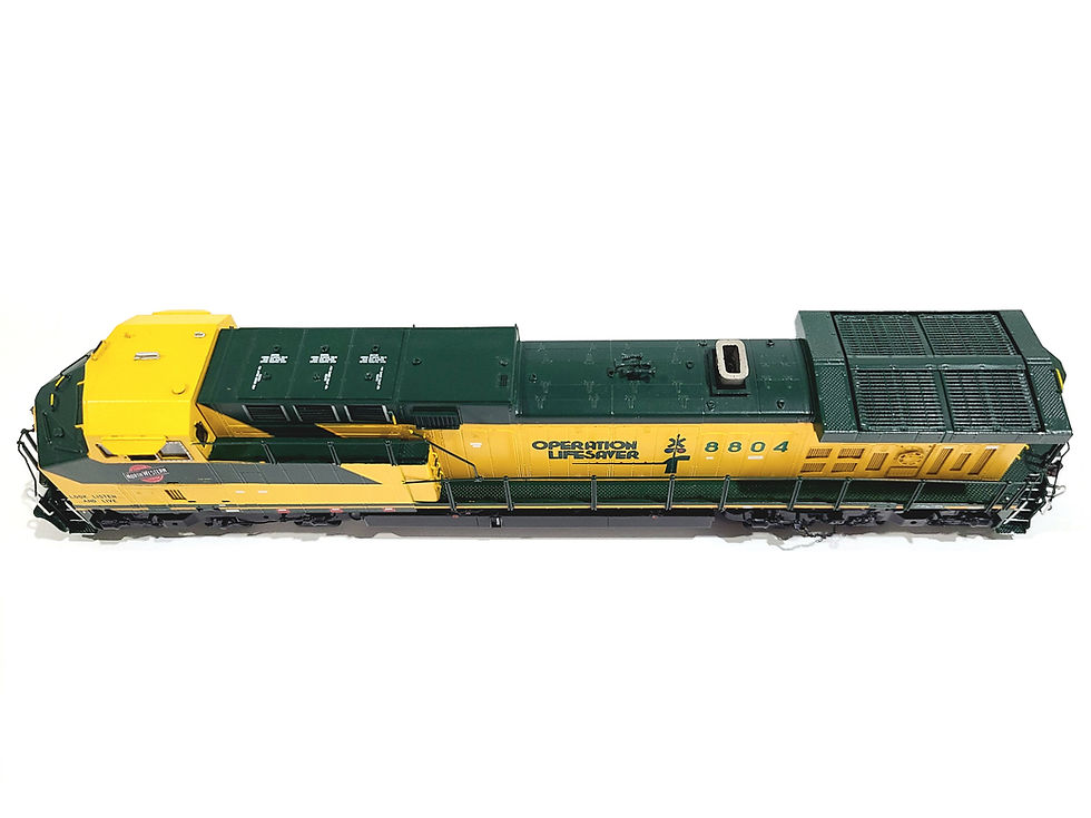 Thumbnail: Overland OMI C&NW GE AC4400CW Chicago Northwestern #8804 HO Brass Model #6546.1