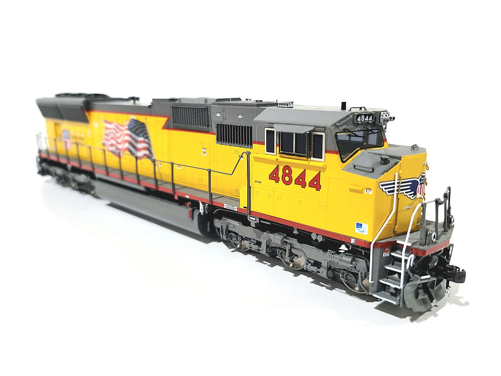 Thumbnail: Overland OMI UP SD70M Union Pacific Flared Radiators #4844 HO Brass #087010039.1