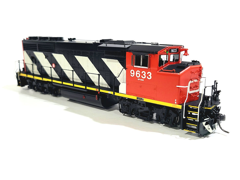 Thumbnail: Overland OMI CN CNR GP40-2LW Canadian National #9633 HO Brass Model #087010091.1