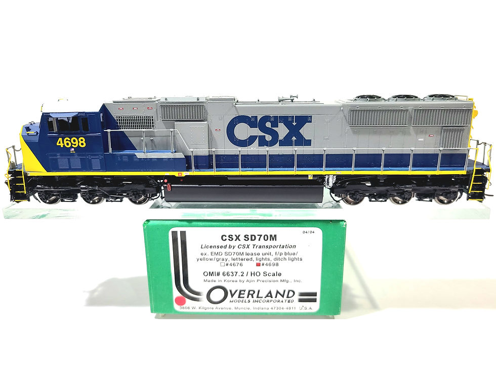 Overland OMI CSX EMD SD70M CSX Transportation #4698 HO Brass Model #6637.2