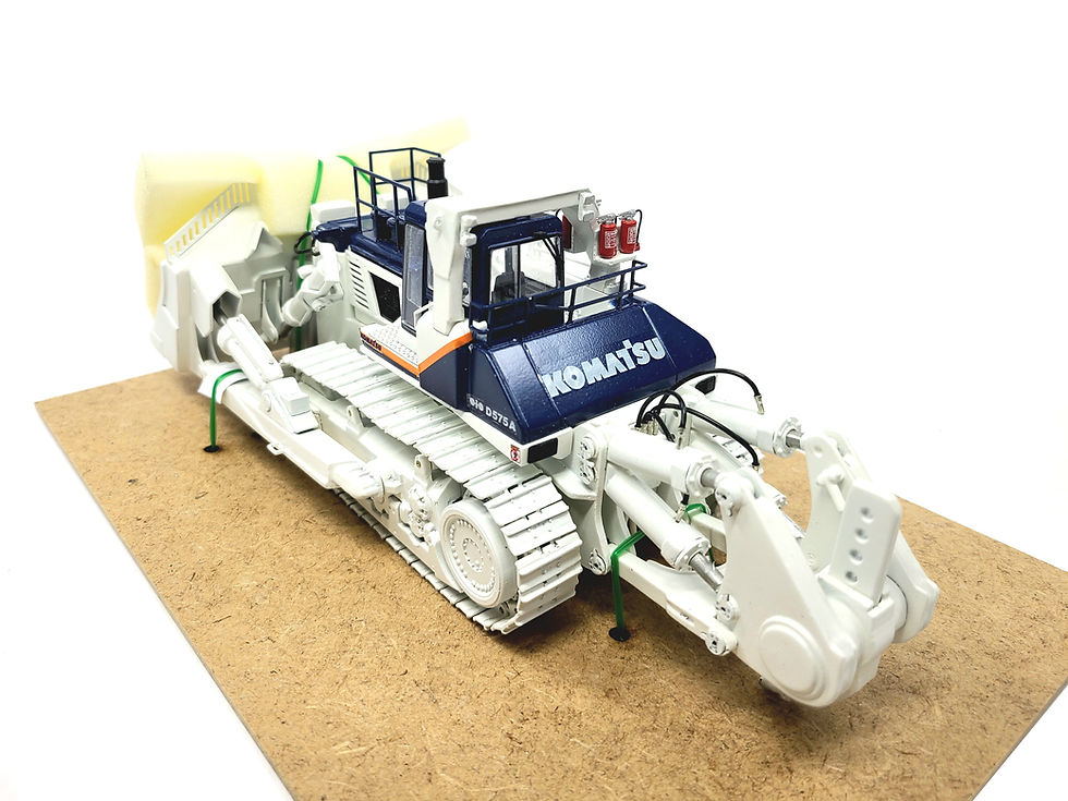 Thumbnail: Komatsu D575A SD Super Dozer with Ripper - Allied Coal White