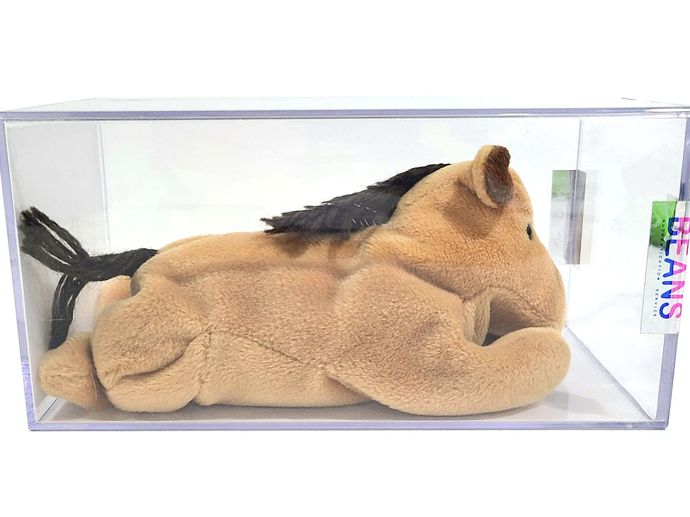 Thumbnail: Ty Beanie Baby 3rd 1st Gen Derby Fine Mane TBB Authenticated MWMT-MQ