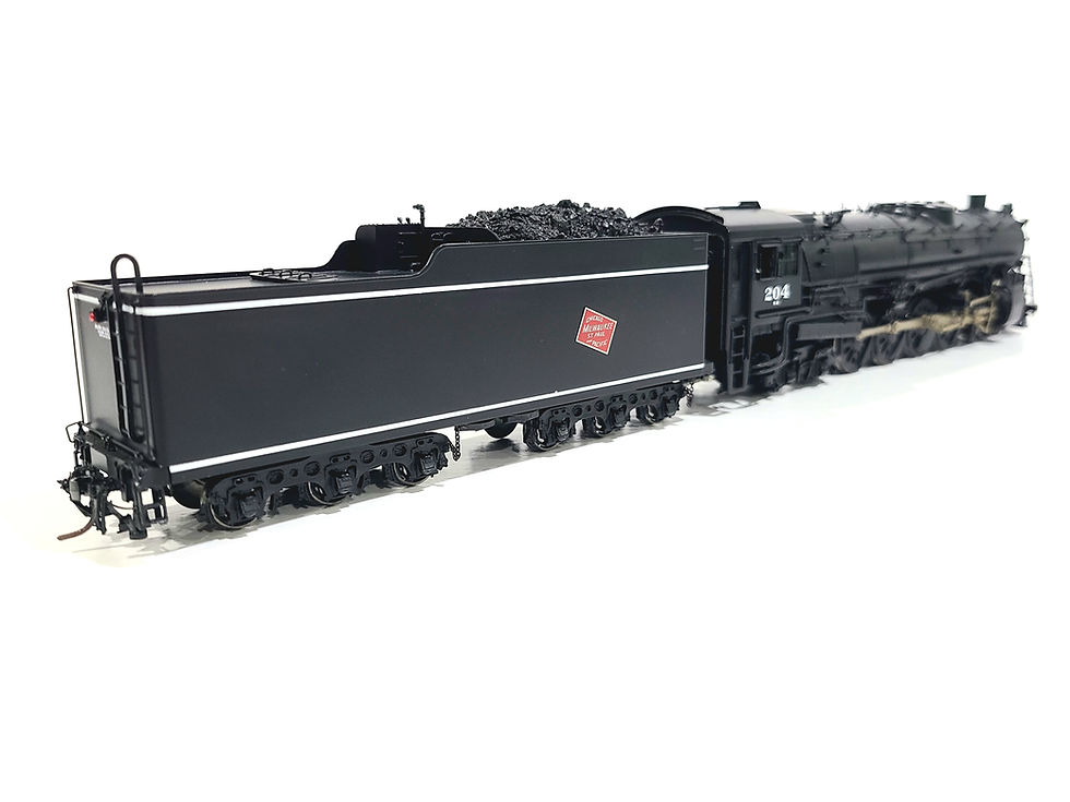 Thumbnail: Overland OMI MILW S2a 4-8-4 Steam Milwaukee Road #204 HO Brass Model #1586.1