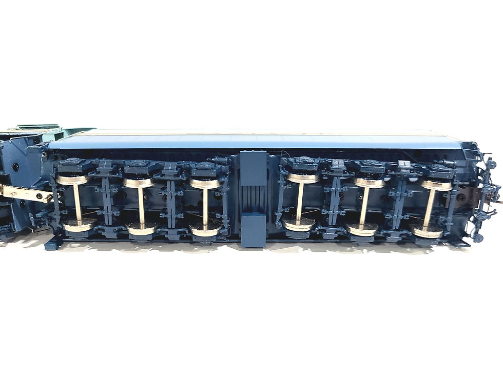 Thumbnail: Precision PSC Boo-Rim AT&SF 4-6-4 Santa Fe Blue Goose #3460 HO Brass #18130.1