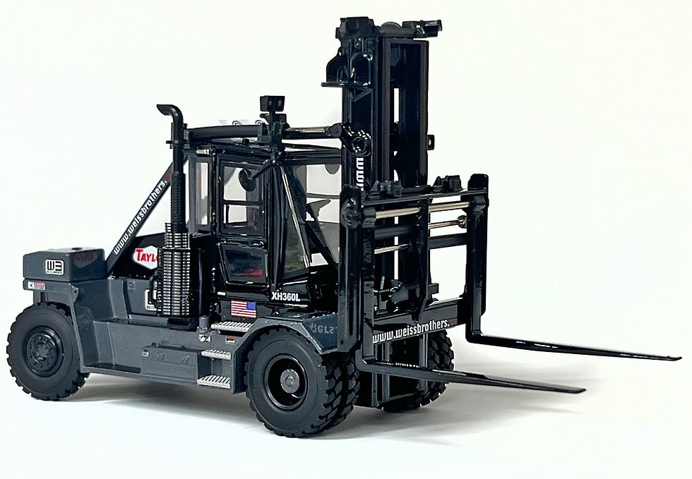 Thumbnail: Taylor XH-360L Forklift - Weiss Brothers - Gunmetal