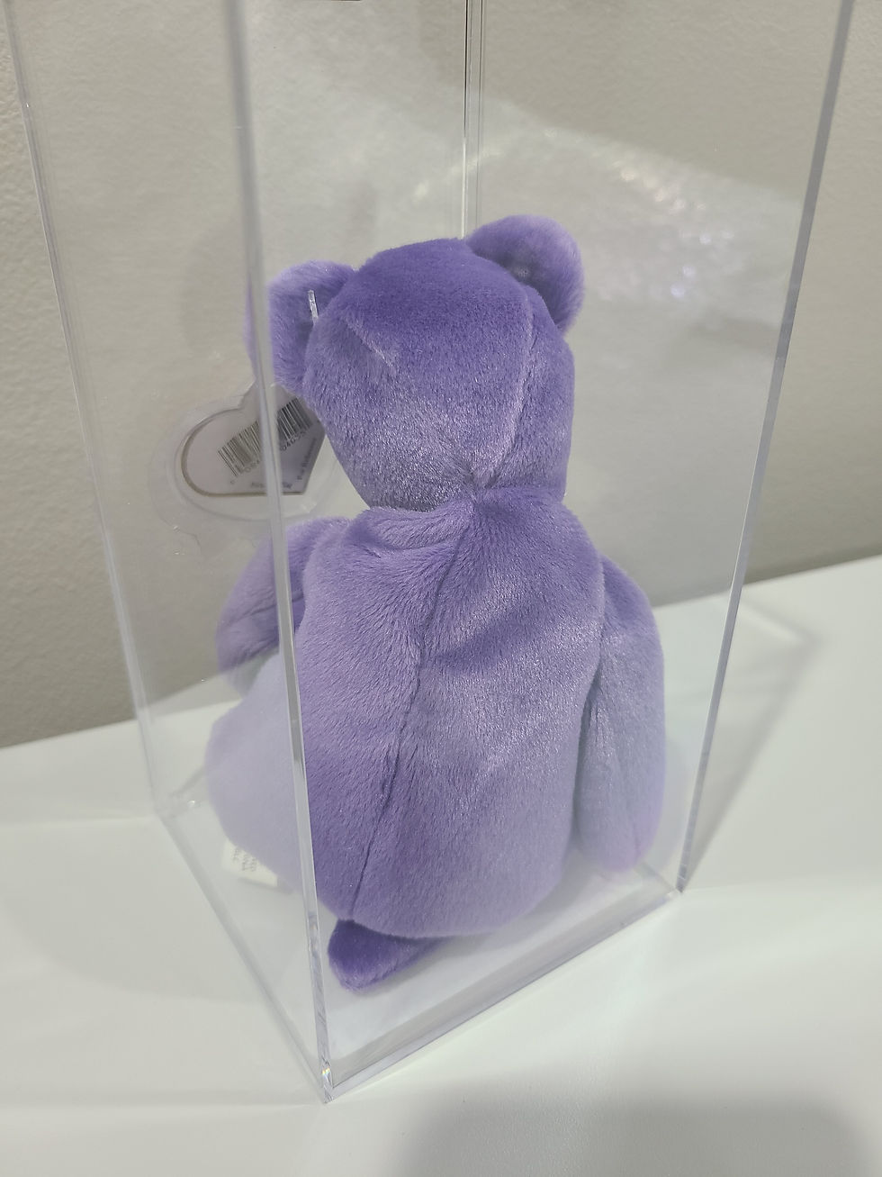 Thumbnail: Ty Beanie Baby 2nd Gen Violet Old Face OF Teddy TBB Authenticated MWMT-MQ