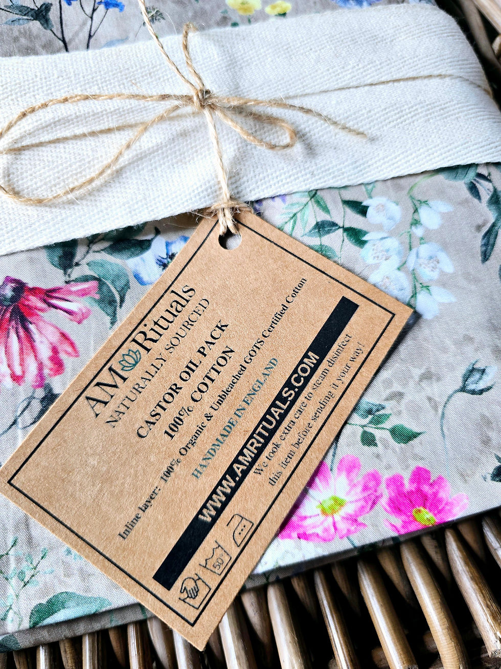 Thumbnail: Castor Oil Pack (100% Cotton with Organic Cotton Flannel)