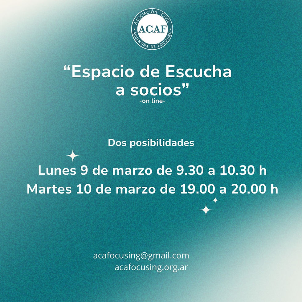 Espacio de escucha al socio