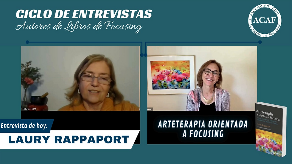 Laury Rappaport, autora de Arte Terapia Orientada a Focusing