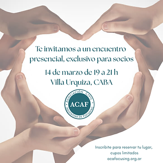 Encuentro presencial socios 14.03.2026