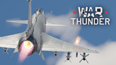 A J-10A fires its missile at an unknown target in the videogame War Thunder