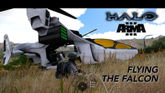 CAS Support: Flying the Falcon in Halo Arma 3