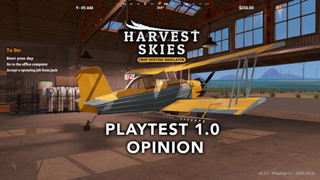 Harvest Skies: Playtest 1.0 Opinion