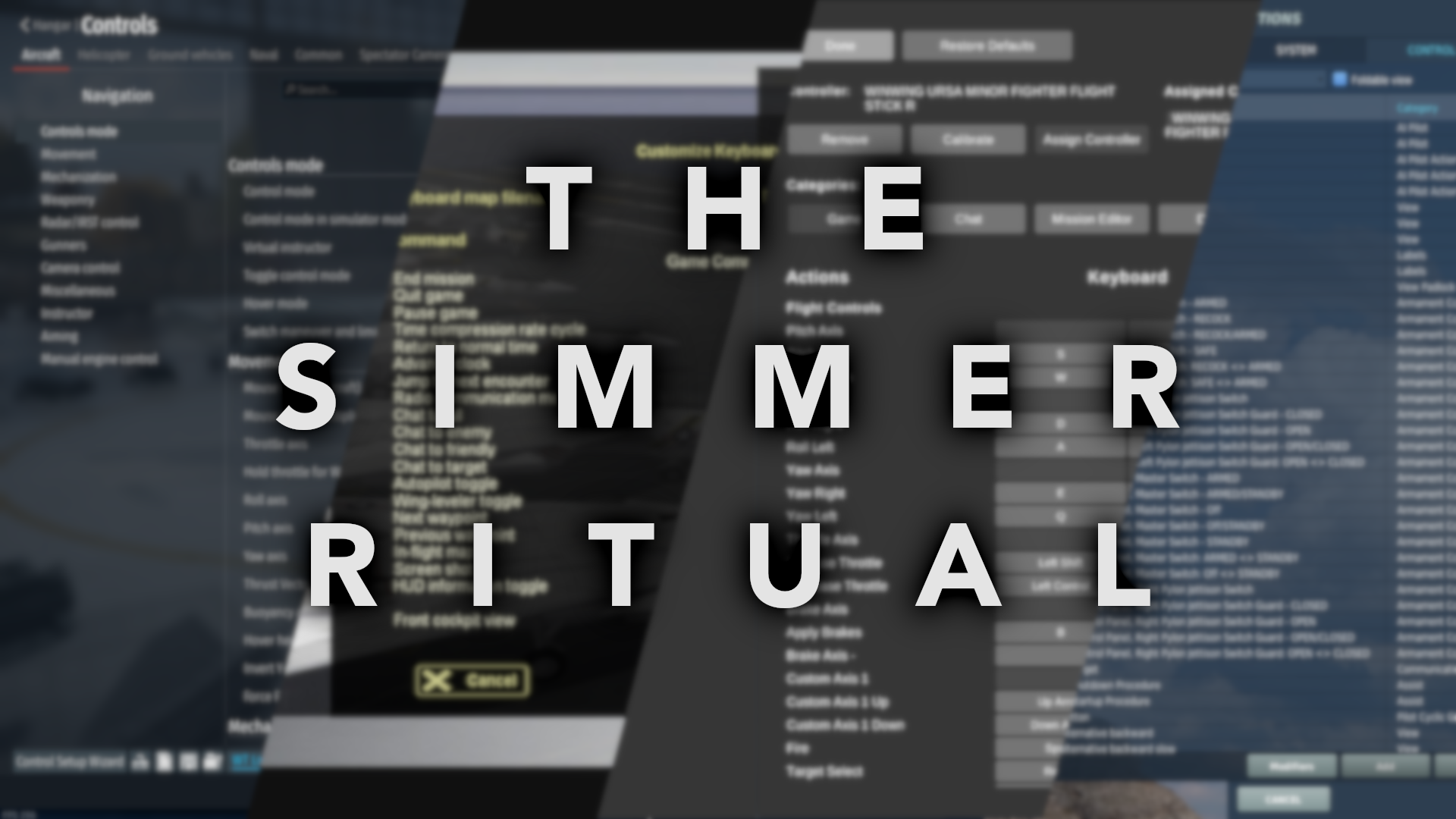 What Is Ritual Mapping The Simmer Ritual: Mapping Controls on Simulators