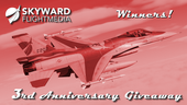Skyward 3rd Anniversary Giveaway Winners!