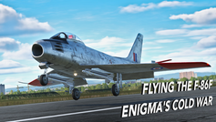 Flying the F-86F Sabre in Enigma's Cold War Server for DCS World