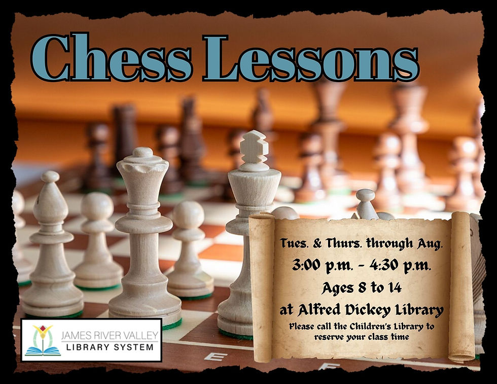 Chess Lessons-(Ages: 12-14) Registration Required