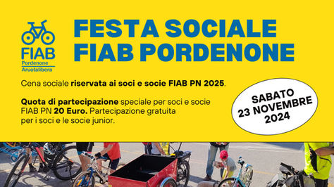 FESTA SOCIALE FIAB PORDENONE