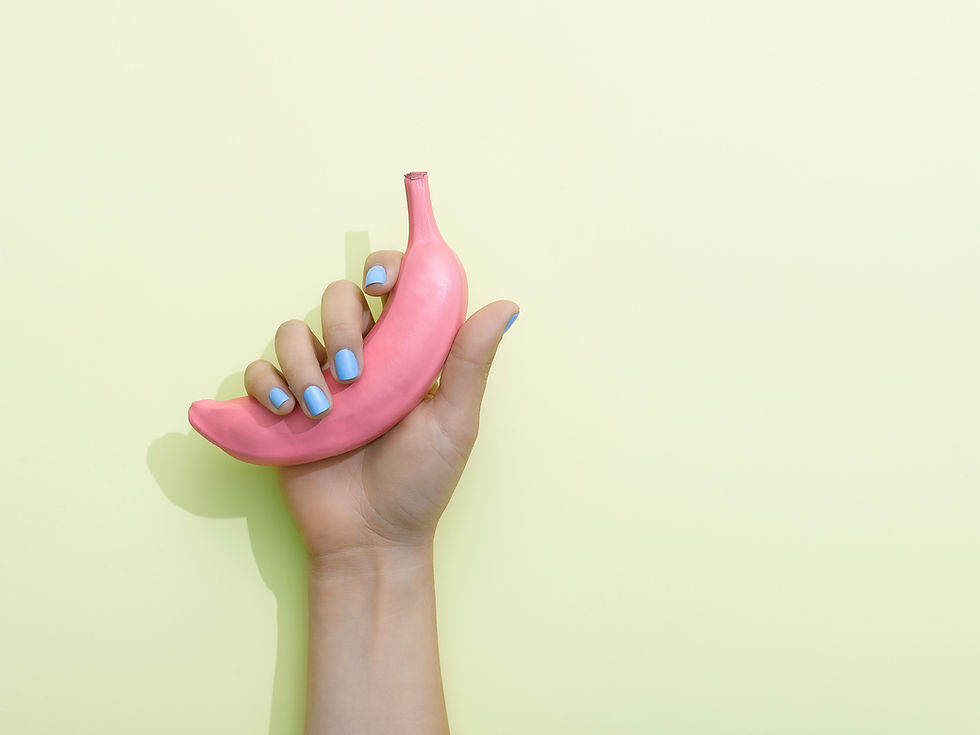 Hand Holding Banana